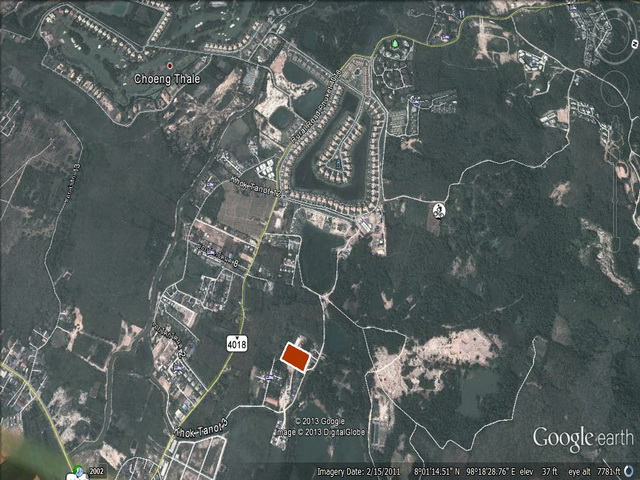 Phuket land in laguna area with 2400sqm