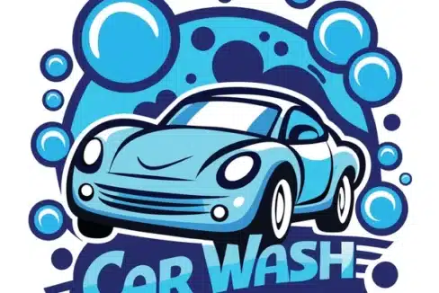 Large car wash in patong with parking